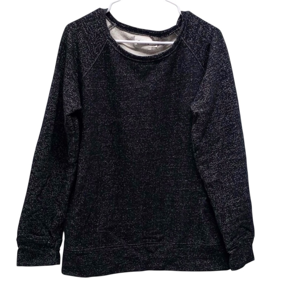 Pact Black and Gray Women's Sweatshirt